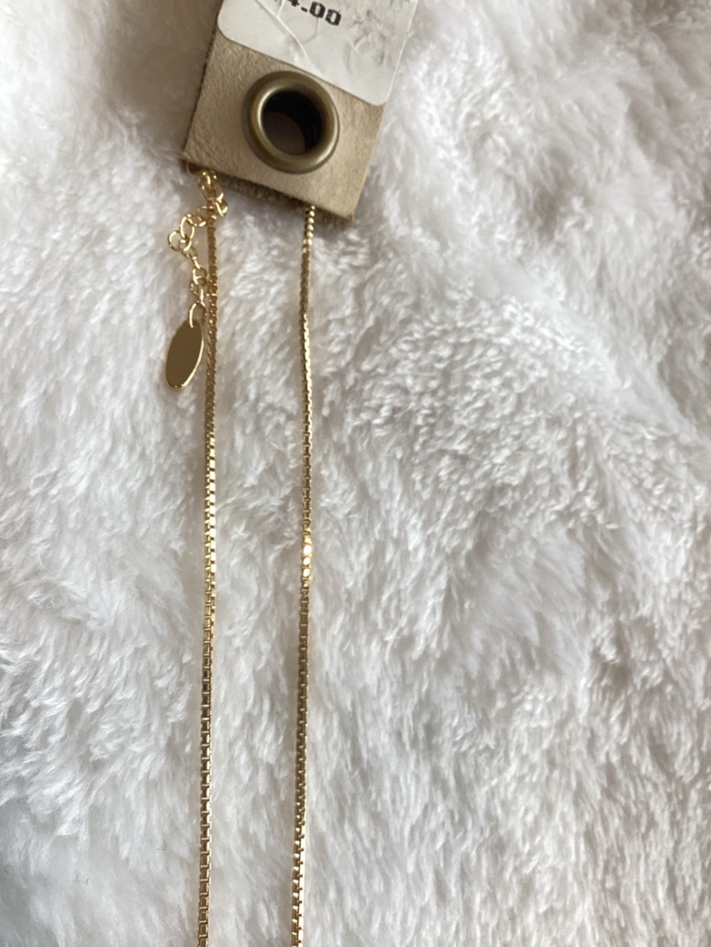 Anthropologie 14KT Gold Plated Floating Crystal Necklace NEW - Picture 6 of 11